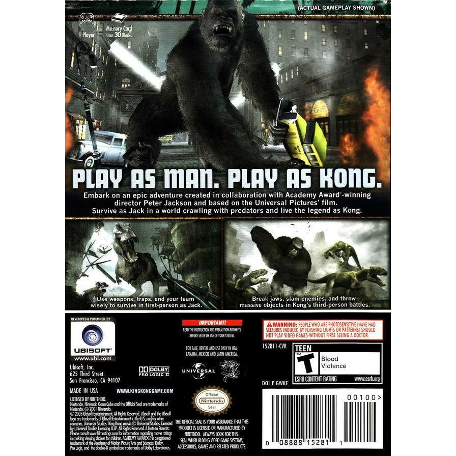 GameCube - Peter Jackson's King Kong