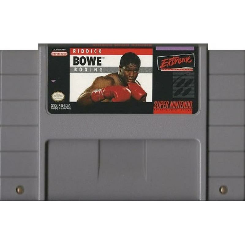 SNES - Riddick Bowe Boxing (Cartridge Only)