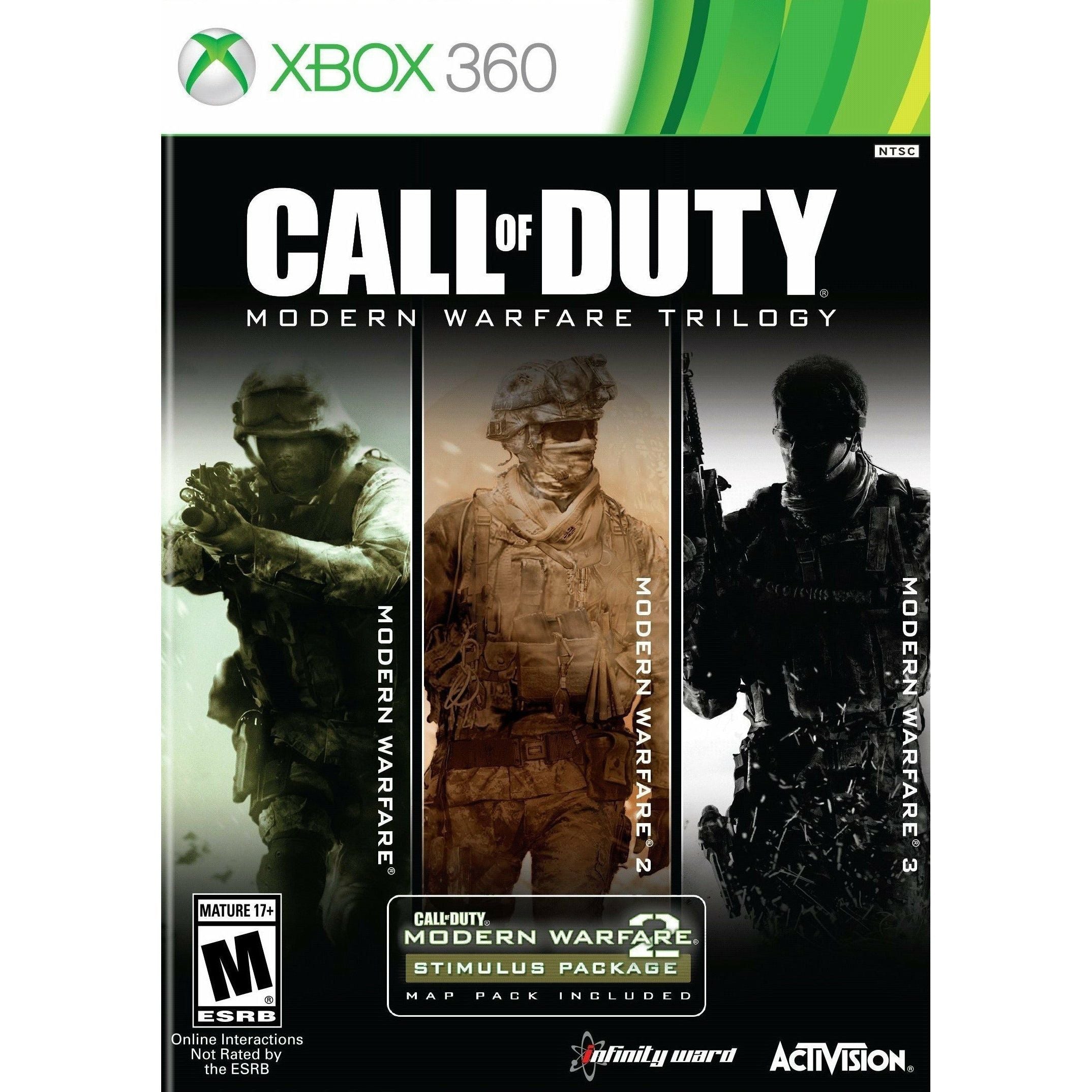 XBOX 360 - Trilogie Call of Duty Modern Warfare