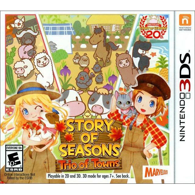 3DS - Story of Seasons Trio of Towns (In Case)