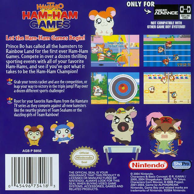 GBA - Hamtaro Ham-Ham Games (Cartridge Only)