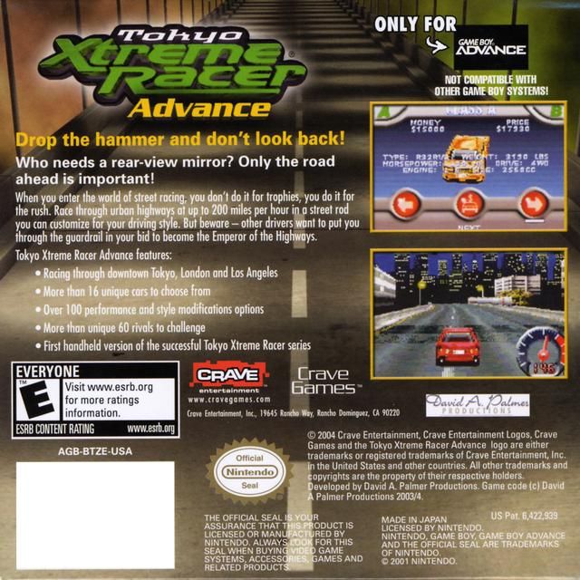 GBA - Tokyo Xtreme Racer Advance
