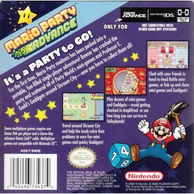 GBA - Mario Party Advance (Complete in Box)