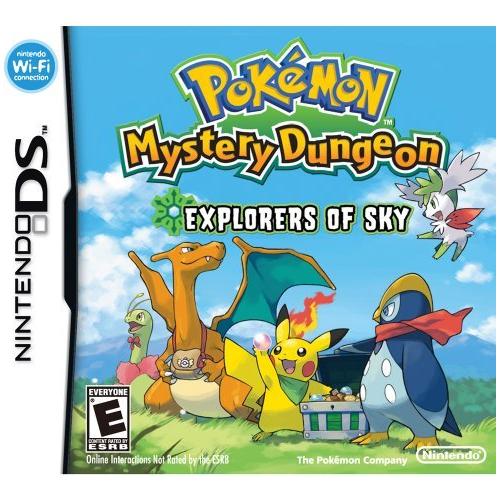 DS - Pokemon Mystery Dungeon Explorers of Sky (Printed Cover Art)