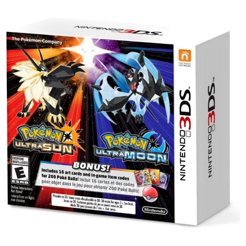 3DS - Pokémon Ultra Soleil et Pokémon Ultra Lune - Pack Double Entraîneur Vétéran