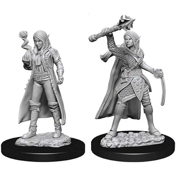D&D - Minis - Nolzurs Marvelous Miniatures - Elf Female Cleric