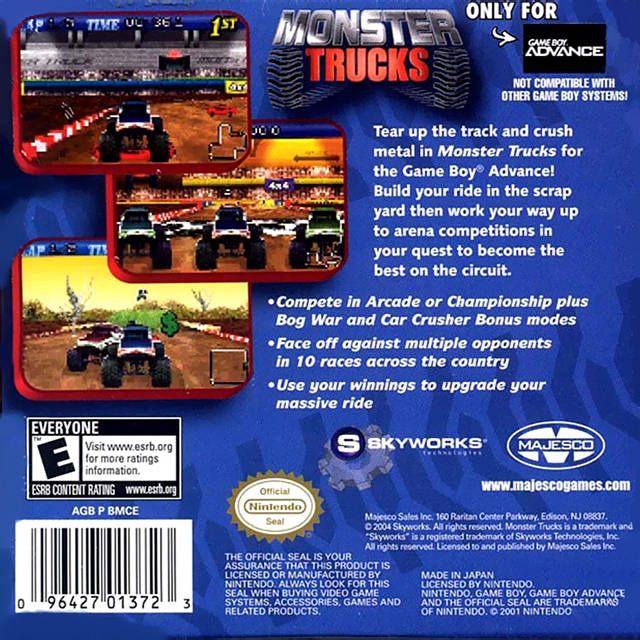 GBA - Monster Trucks (Complete in Box)