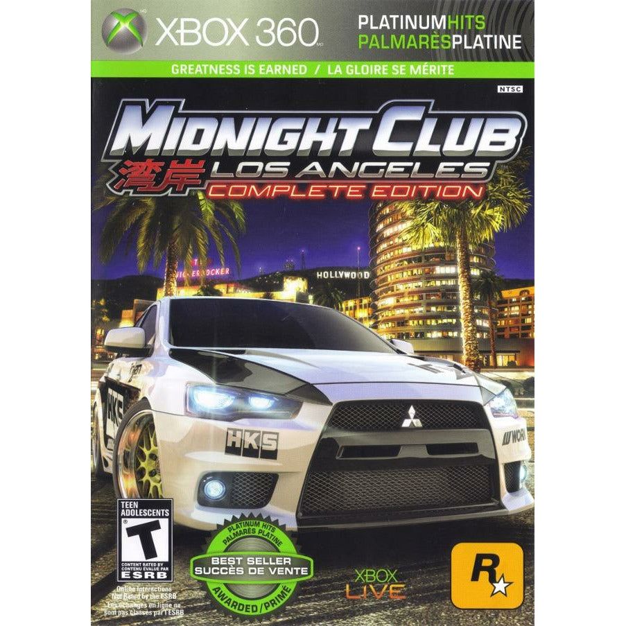 XBOX 360 - Midnight Club Los Angeles Complete Edition (Platinum Hits)
