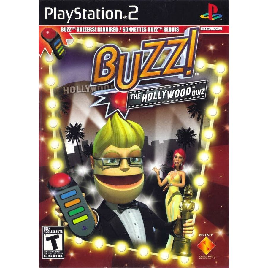 PS2 - Buzz The Hollywood Quiz (Buzzers Required)