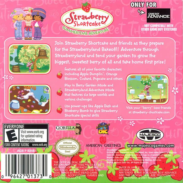 GBA - Strawberry Shortcake Summertime Adventure (Cartridge Only)