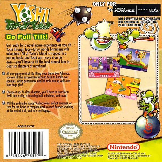 GBA - Yoshi Topsy-Turvy (Cartridge Only)