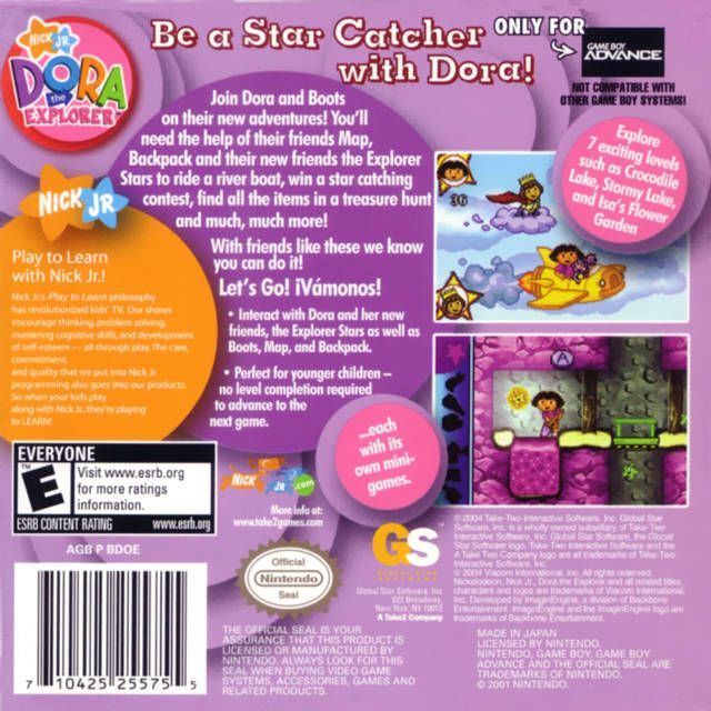 GBA - Dora l'exploratrice - Super Star Adventure (cartouche uniquement)