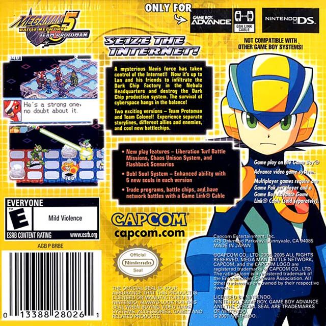 GBA - Mega Man Battle Network 5 Team Protoman (Cartridge Only)