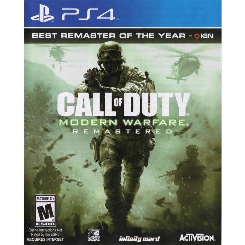PS4 - Call of Duty Modern Warfare remasterisé