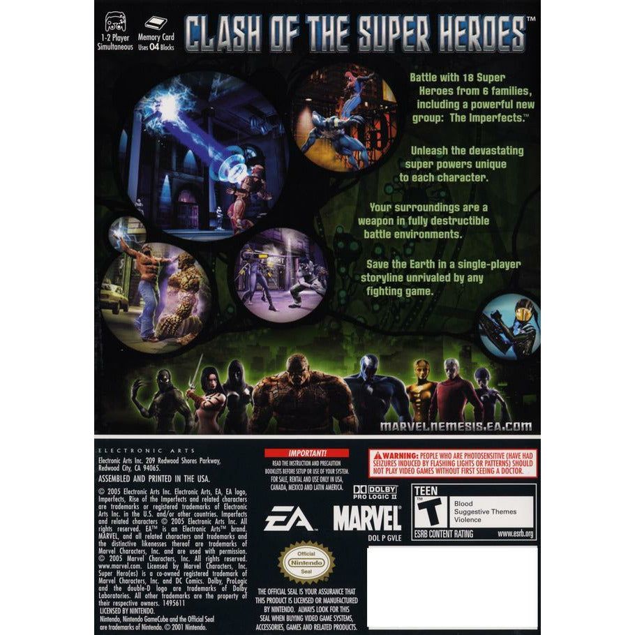 GameCube - Marvel Nemesis Rise of the Imperfects