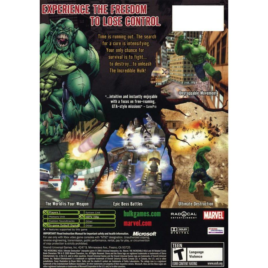XBOX - The Incredible Hulk Ultimate Destruction