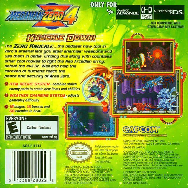 GBA - Mega Man Zero 4 (cartouche uniquement)