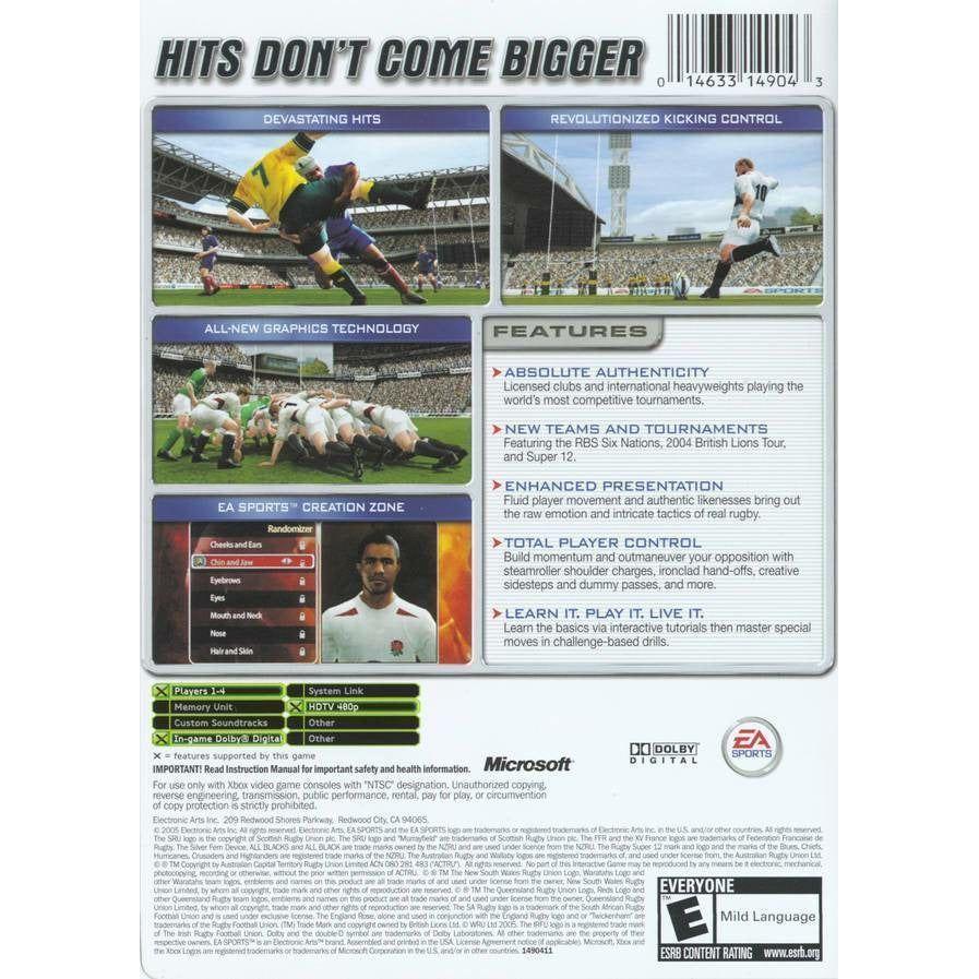 XBOX - Rugby 2005