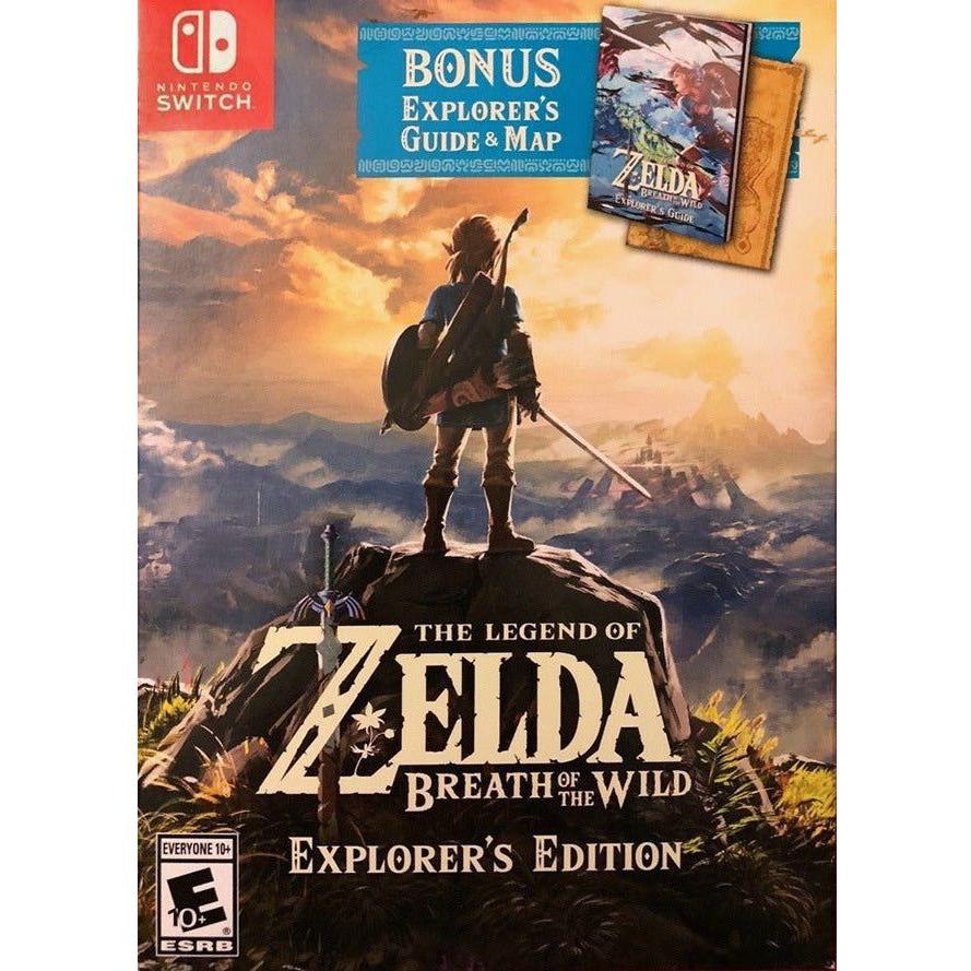 Switch - The Legend of Zelda Breath of the Wild With Bonus Explorer's Guide