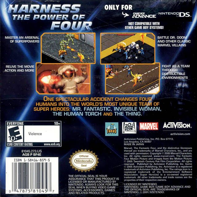 GBA - Fantastic 4 (Complete in Box)