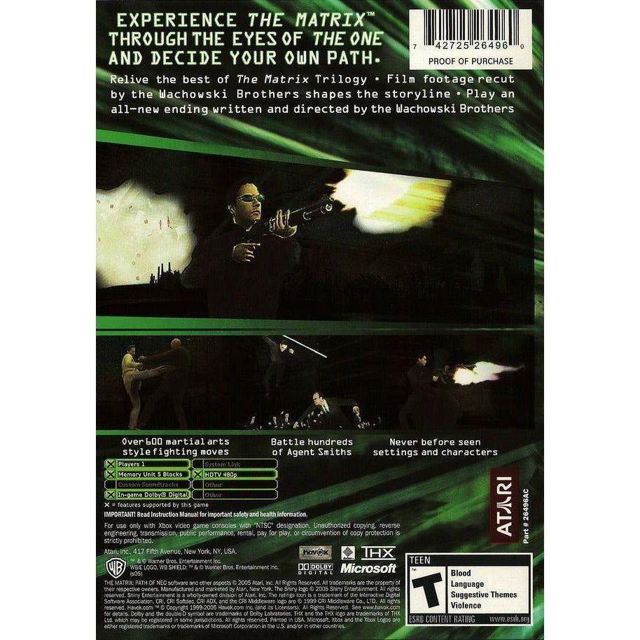 XBOX - The Matrix Path of Neo