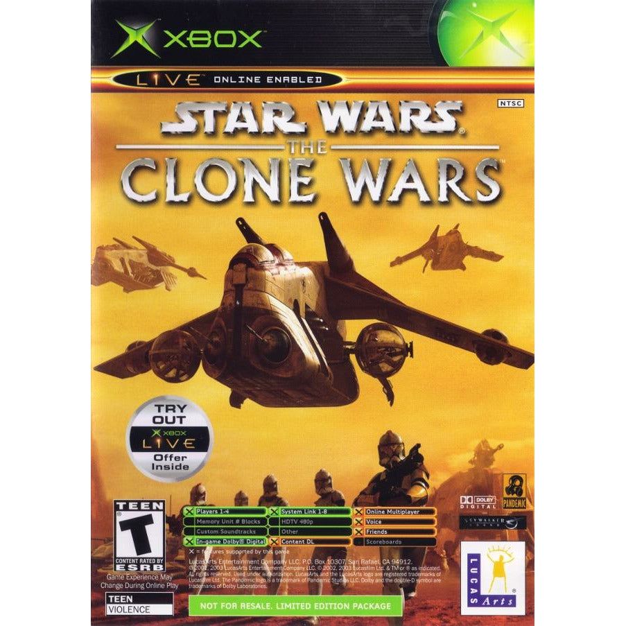 XBOX - Star Wars the Clone Wars / Tetris Worlds
