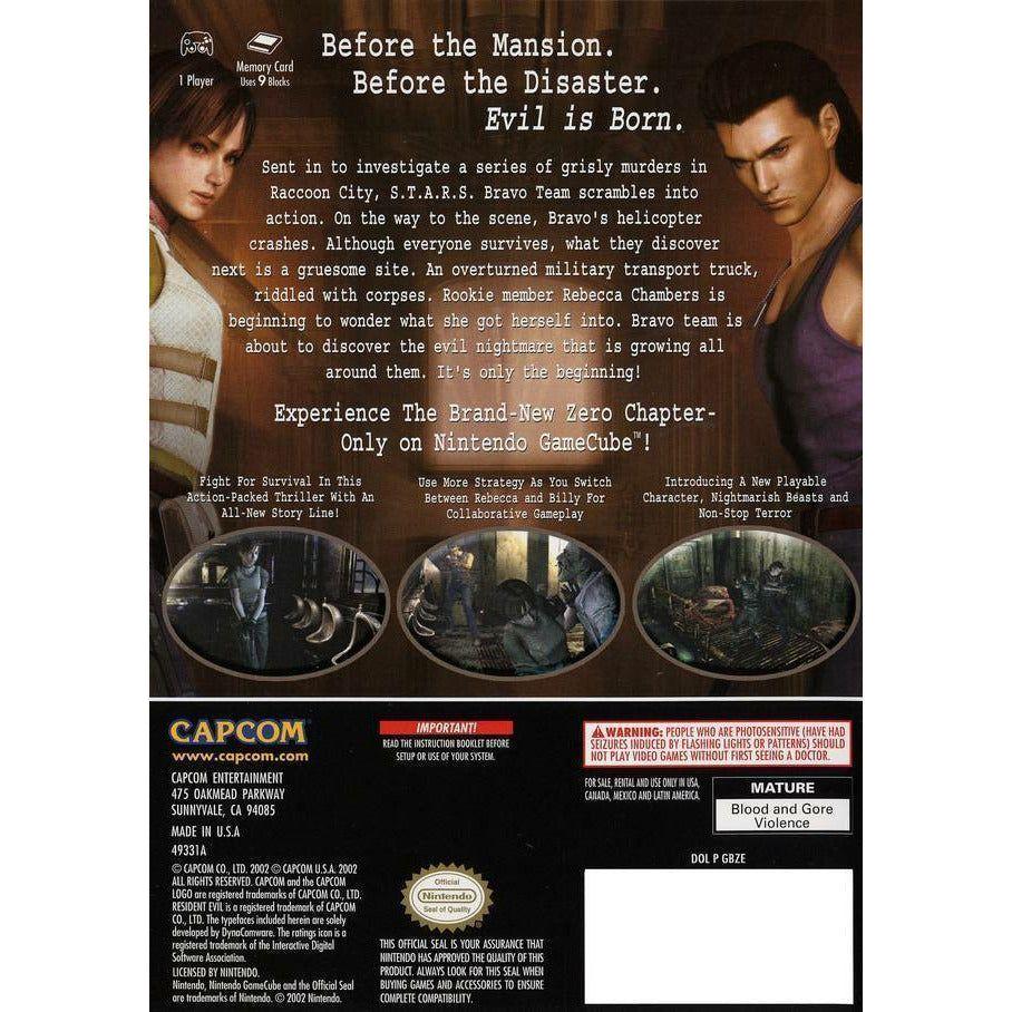 GameCube - Resident Evil Zero