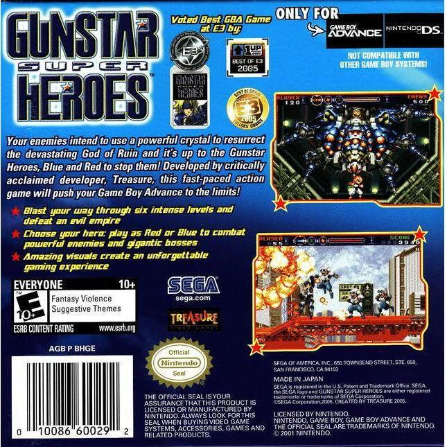 GBA - Gunstar Super Heroes (Cartridge Only)
