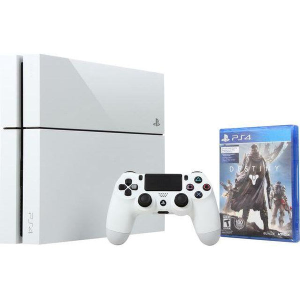 PlayStation 4 System 2TB - Glacier White Destiny Edition