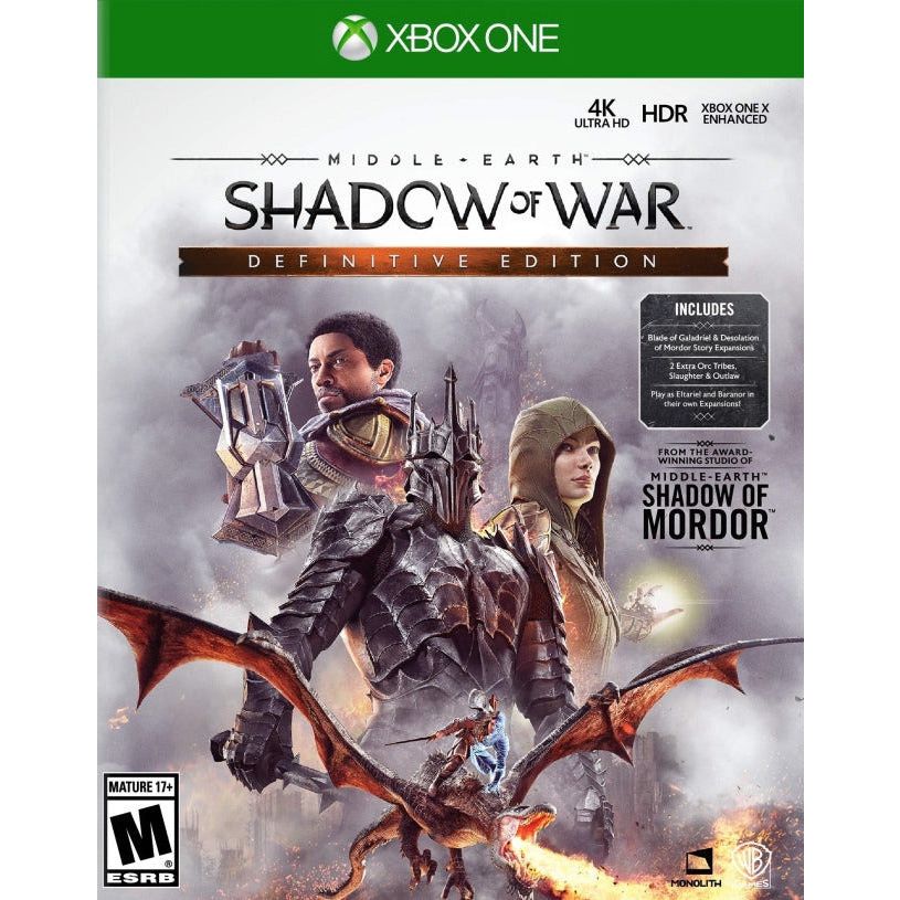XBOX ONE - Middle Earth Shadow Of War Definitive Edition