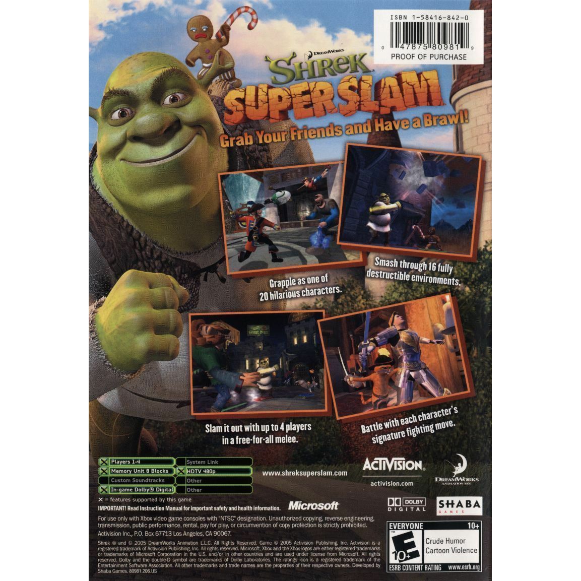 XBOX-Shrek Super Slam