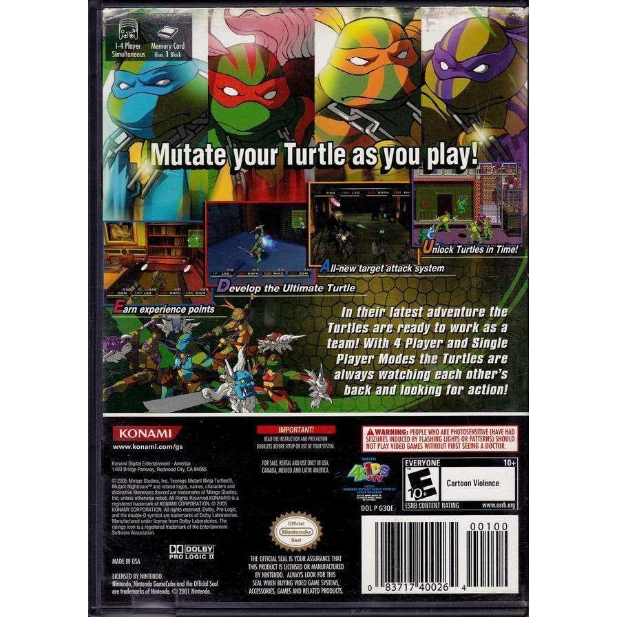 GameCube - Teenage Mutant Ninja Turtles 3 - Cauchemar Mutant