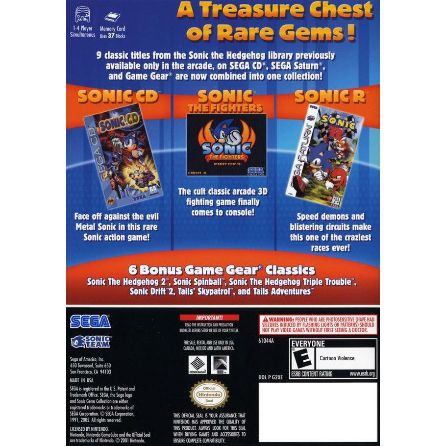 GameCube - Collection de gemmes soniques
