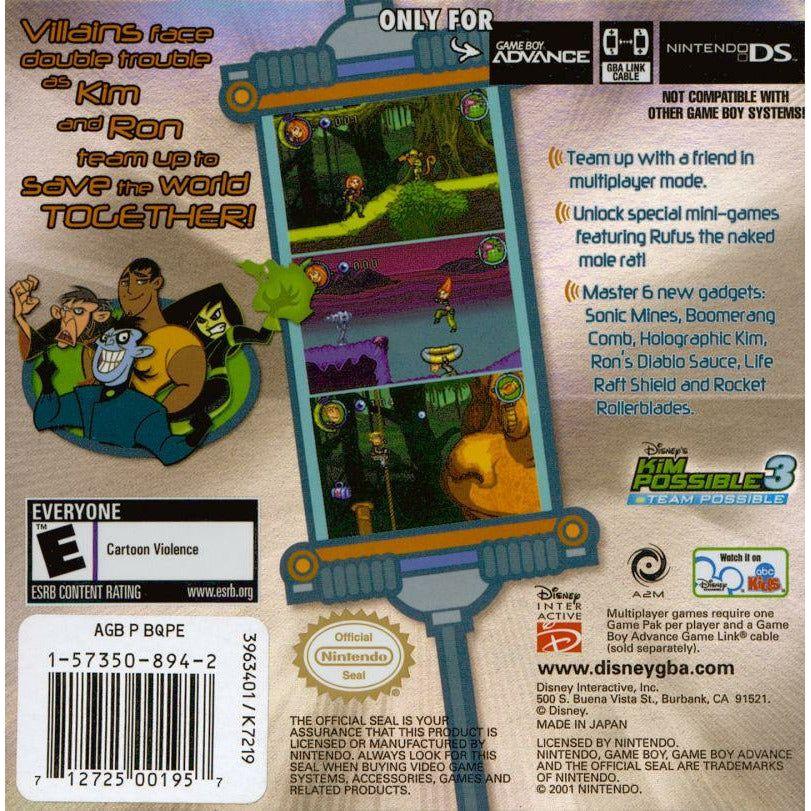 GBA - Kim Possible 3 Team Possible (cartouche uniquement)