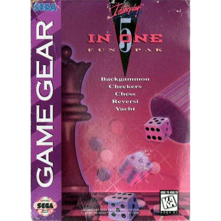 GameGear - Interplay 5 en un Fun Pak