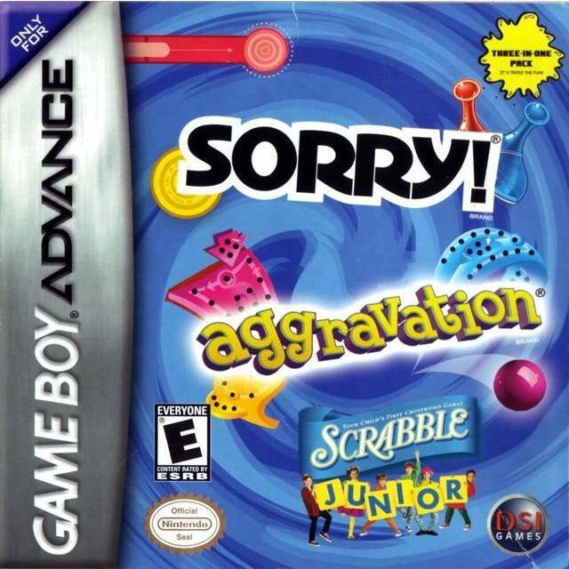 GBA - Aggravation / Scrabble Jr / Sorry! (Cartridge Only)