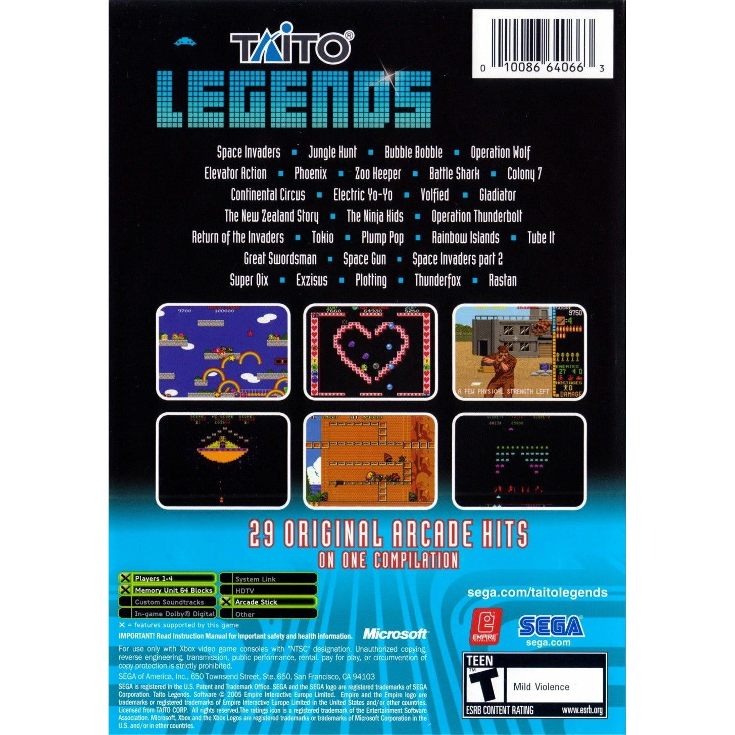 XBOX - Taito Legends