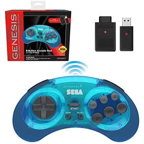 Contrôleur et récepteur sans fil Sega Genesis