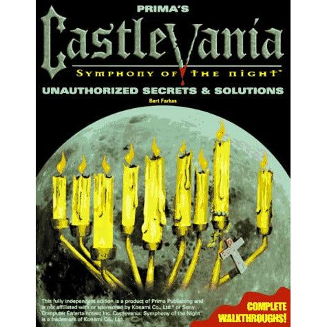 Castlevania Symphony of the Night Unauthorized Secrets & Solutions - Prima