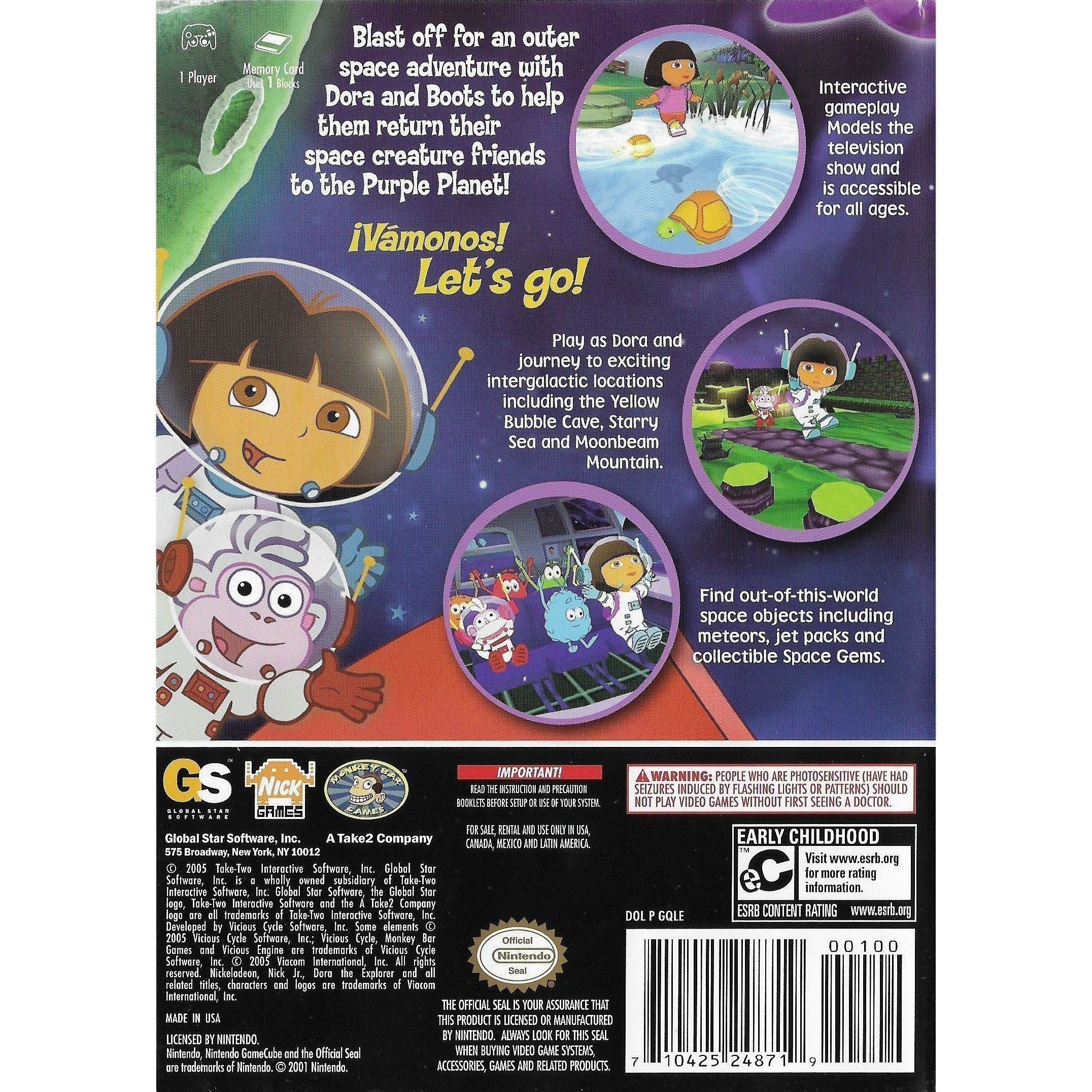GameCube - Dora the Explorer Journey to the Purple Planet