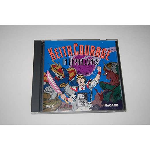 Turbografx - Keith Courage in Alpha Zones (w/Manual) (Replacement Case)