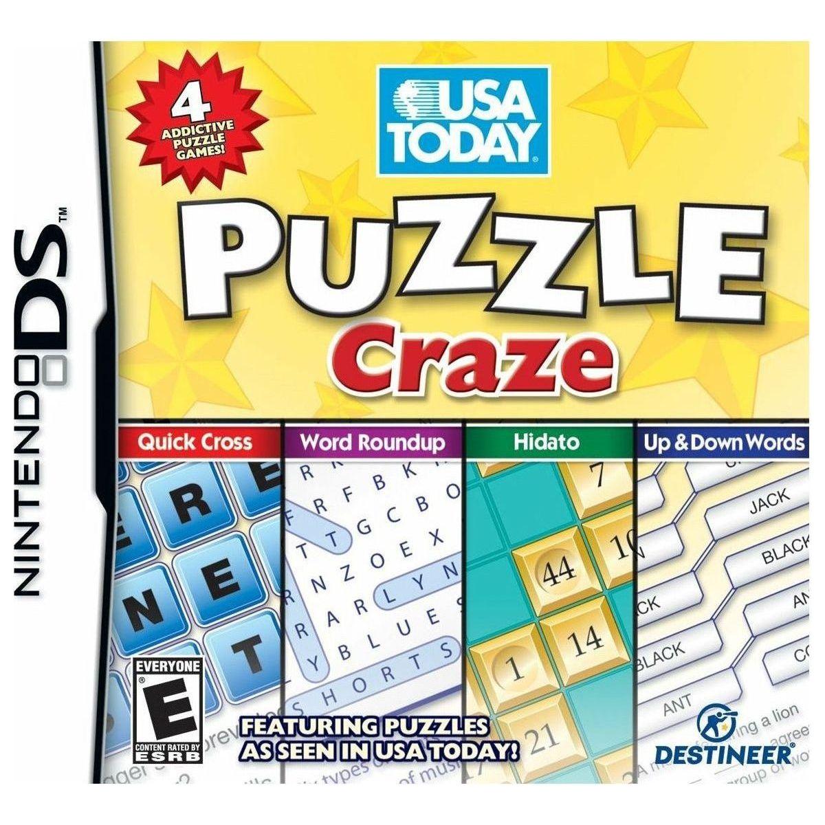 DS - USA Today Puzzle Craze (au cas où)