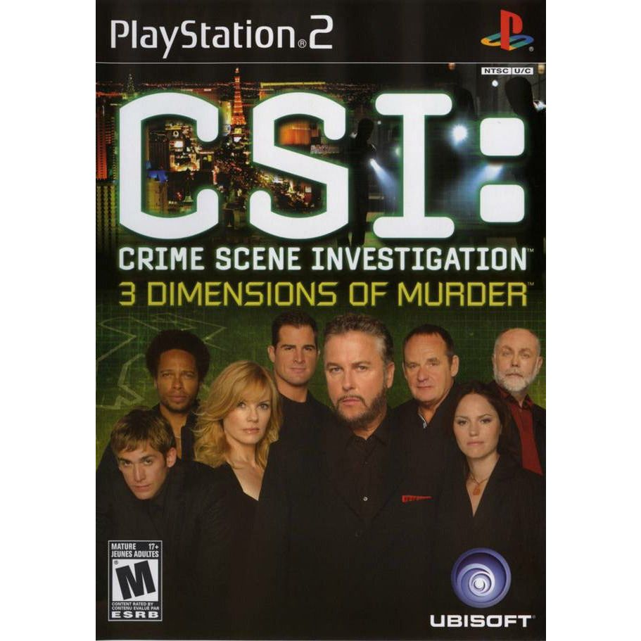PS2 - CSI: Crime Scene Investigation 3 Dimensions of Murder