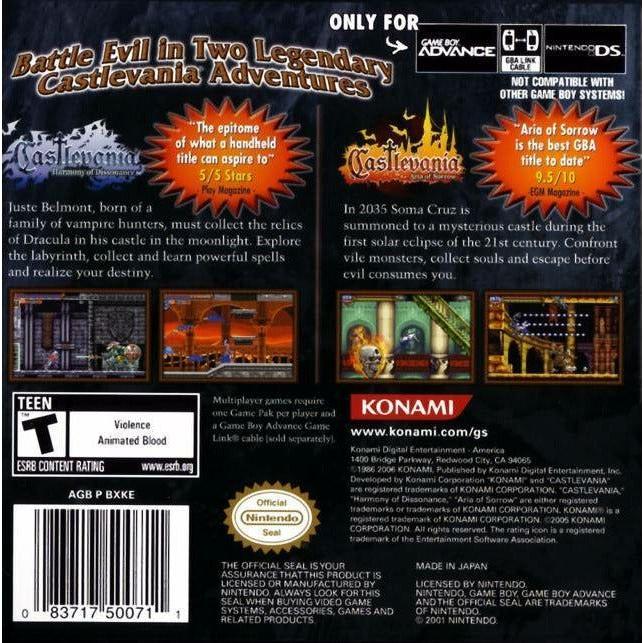 GBA - Castlevania Double Pack (Cartridge Only)