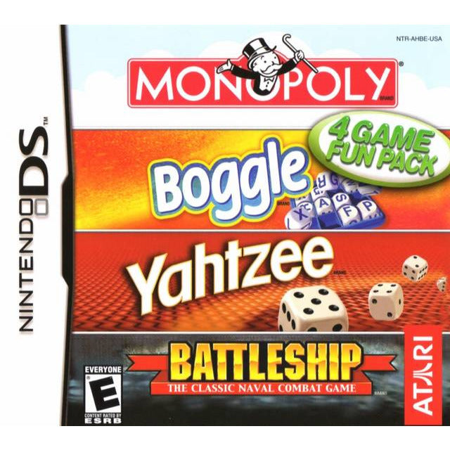 DS - Monopoly / Boggle / Yahtzee / Battleship (In Case)