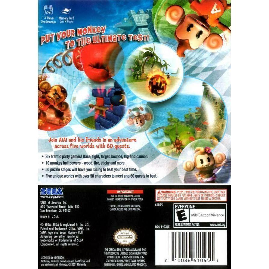 GameCube Super Monkey Ball Adventure - Main Image