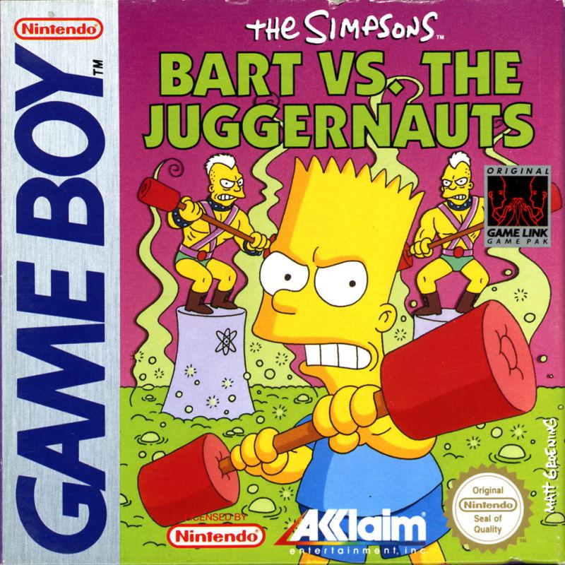 GB - The Simpsons Bart vs the Juggernauts