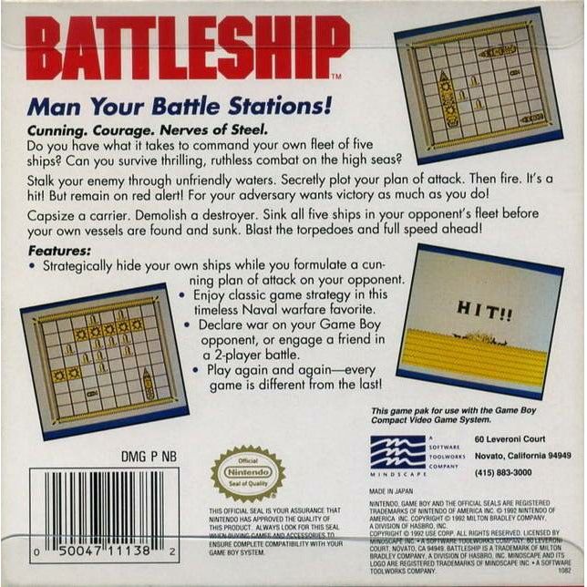 GB - Battleship (Cartridge Only)