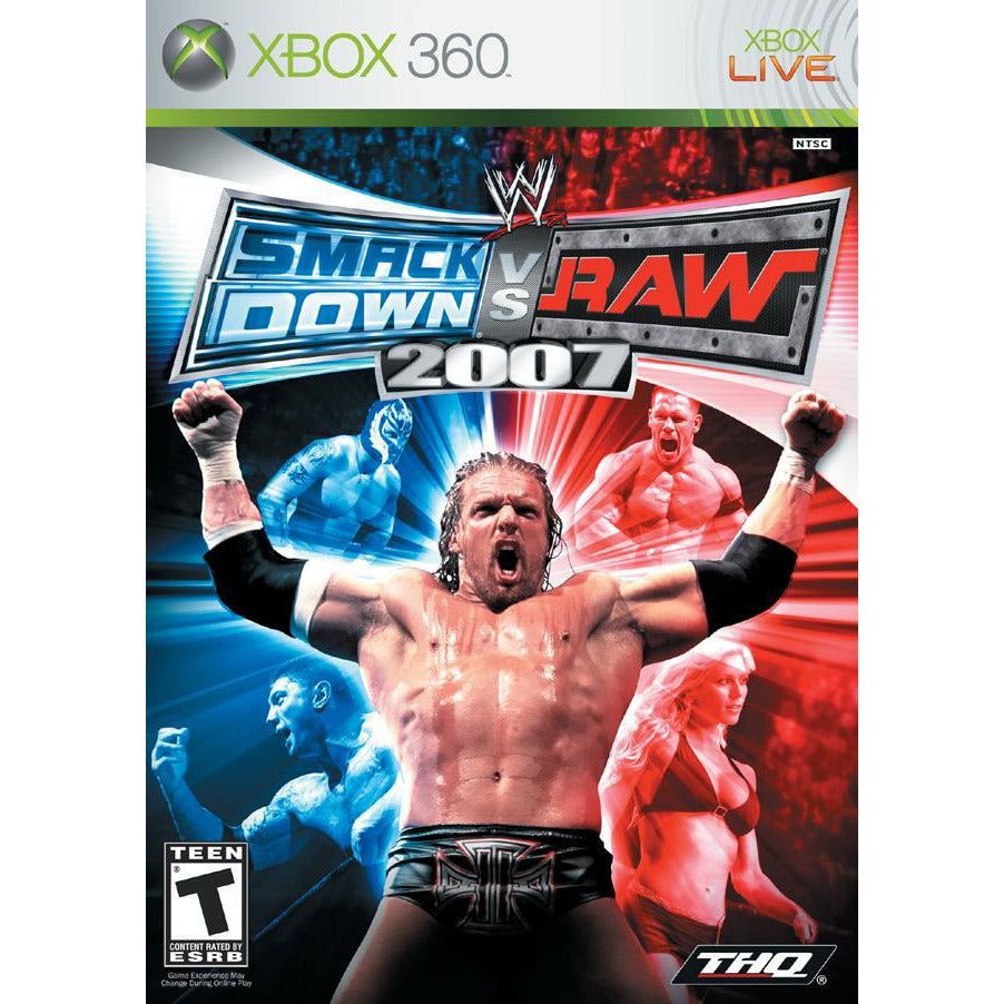 XBOX 360 - WWE Smackdown vs Raw 2007