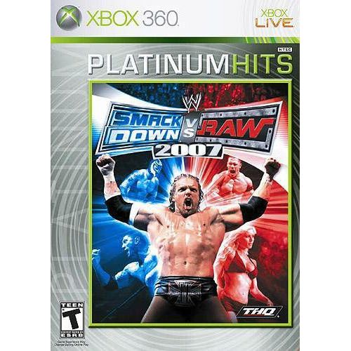 XBOX 360 - WWE Smackdown vs Raw 2007 (Platinum Hits)